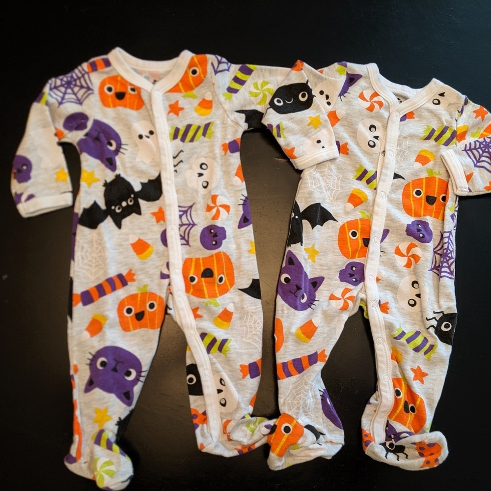 Matching Halloween Sleeper, sz 6mos